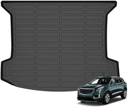 Wailtnb-All Weather Cargo Liner for Cadillac XT5 2017-2025 2026 Custom Fit Car Trunk Mat Waterproof Easy to Clean Cargo Mat Accessories Black by Wailtnb