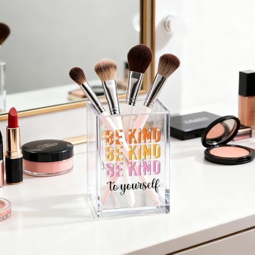 Be Kind to Yourself Makeup Organizer Pen Holder for Desk Accessories - Image 4
