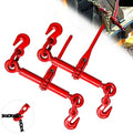 Ratchet Chain Binders 1/4''- 5/16'', Load Binder with G70 Grab Hooks, Adjustable 1/4" Binder for 1/4 Chains, 2200 Pounds Working Load Limit- Heavy Duty Ratchet Binders for Towing (2 Pack) by SENKEYFE