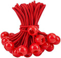 CARTMAN 30-Pack 6-Inch Ball Bungee Cords for Canopies and Tarps, Red by CARTMAN