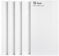 SODOCT 12 Pack Large Acoustic Panels, 47.2" X 23.6" X 0.4" Sound Proof Panels for Walls, High Density Sound Absorbing Panels for Home Studio & Office, White by SODOCT
