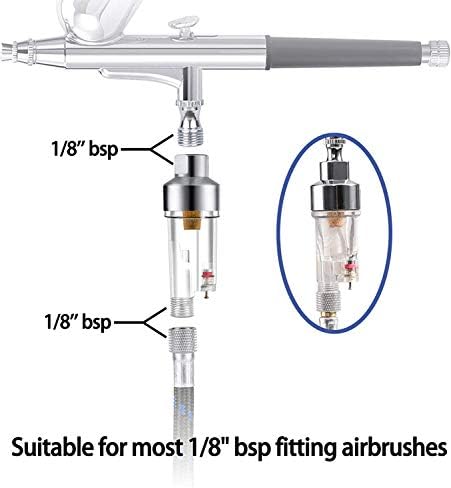 Airbrush Moisture Trap, 1/8" BSP In-Line Filter, Oil Water Separator - Image 7