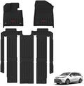 3W Floor Mats for 2021-2026 Toyota Sienna XLE/XSE/Limited 7 Seat by 3W