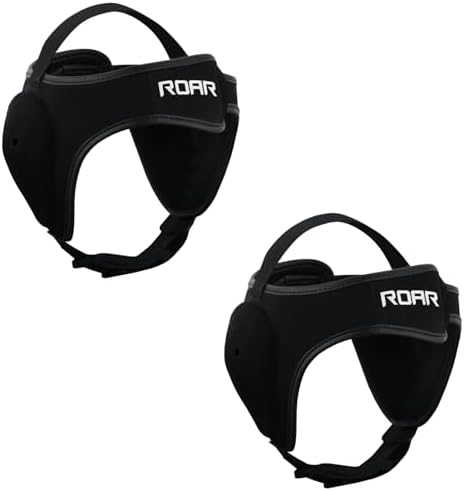 ROAR-INT Wrestling Headgear Men BJJ Ear Guard Protection MMA Grappling Cauliflower Helmet by ROAR-INT