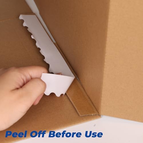 CRUGLA 10x10x10 Shipping Boxes 15 Pack, Brown Corrugated Cardboard Boxes with Side-Lock and Pre-Applied Double-Sided Tape, Easy Assemble Packing Mailer Boxes for Small Business Shipping - Image 2