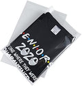 50pcs 12x16 Inch Resealable Poly Clear Bags for Packaging Clothing & T Shirts Self Sealing Bags by LOOKSGO