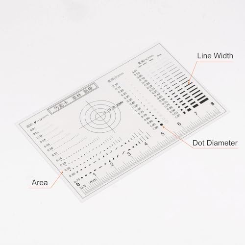 HARFINGTON High Precision SEC Size Estimation Chart 8cm 0.2mm for Diameter - Image 3