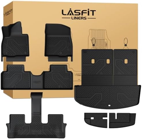 LASFIT Floor Mats for Hyundai Palisade Gas 2027 2026 (Not Fit Hybrid) by LASFIT