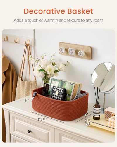 KALLAX Small Woven Storage Basket for Organizing, 13.5x9.5x5 inches, 3 Pack - Image 2