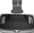 Cargo Liners for 2023-2026 Honda HRV Trunk Mat with Seat Back Cover Accessories, All Weather Rear Cargo Mat Backrest Protector for 2023 2024 2025 2026 HR-V by Qyebbk