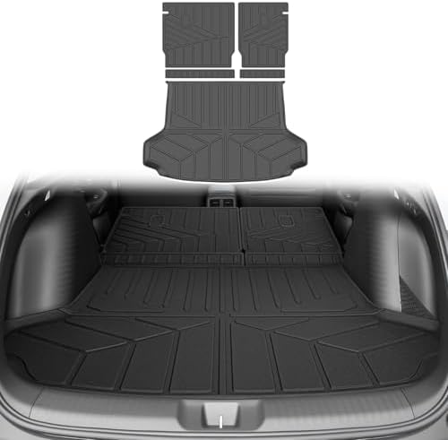 Cargo Liners for 2023-2026 Honda HRV Trunk Mat with Seat Back Cover Accessories, All Weather Rear Cargo Mat Backrest Protector for 2023 2024 2025 2026 HR-V by Qyebbk