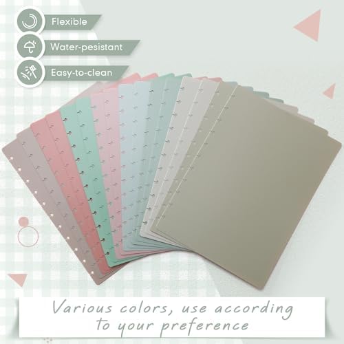 Fuutreo 8 Set Discbound Notebook Cover and Disc Set, Classic Color - Image 3