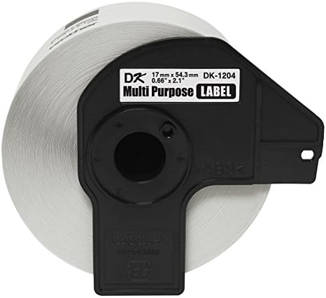 Brother Genuine DK-1204 Multipurpose Paper Label Roll, Die-Cut Paper Labels, Engineered for Excellence, 400 Labels Per Roll - Image 2