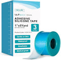 MedVance Silicone Adhesive Medical Tape, Scar Sheet,1" x5' (3 Pack) by Medvance