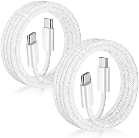 USB C to USB C Cable 3FT Certified 2Pack 60W usbc Woven Fast Charging by orseoose