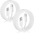 USB C to C Charging Cable, 2 Pack 10FT 60W Fast Charging Braided Cord by orseoose