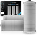 SparkPod Ultra Shower Filter Cartridge - High Output Shower Head Filter Cartridge Replacement - Unique Filtration Method Removes Up To 95% of Chlorine, Heavy Metals, Sediments & Impurities (3 Pieces) by SparkPod