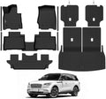 All Weather TPE Floor Mat Set for 2020-2027 Lincoln Aviator 6 Seat by TongamaAllWeatherFloorMats