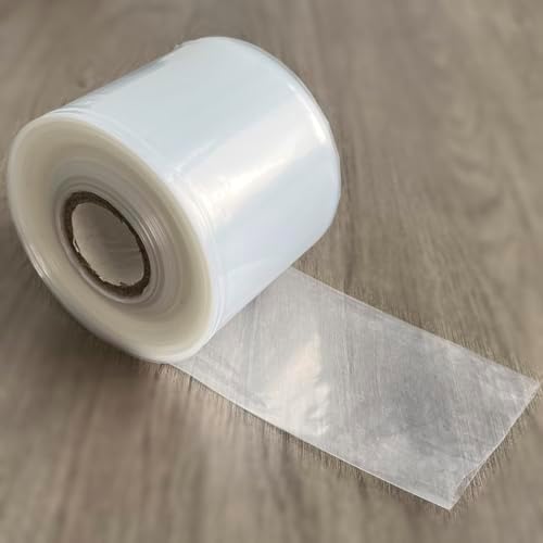 2 Mil Poly Tubing Roll for Packaging and Safe Storage of Food,3.1"Wx200'L by WelcomeToDiycoming