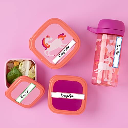 Avery(R) Durable Labels for Kids' Gear, 5/8" x 3-1/2", Assorted Border Colors, Water-Resistant, 35 Rectangle Labels Total (Pack of 2) - Image 6