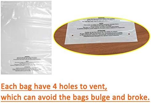 Belinlen 300 Count 6x9 Inch Self Seal Clear Poly Bags - Image 7