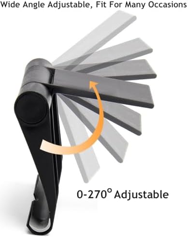 Adjustable Foldable Cell Phone Stand for Desk, Compatible with Most Smartphones and Tablets, Anti-Slip Rubber Base for Stability - Image 5