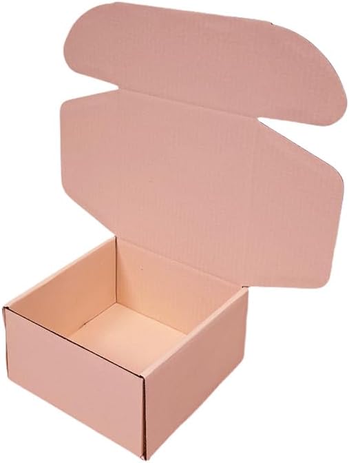 10 Pcs 9.8 x 9.8 x 4 inches Large Size Corrugated Cardboard Gift Boxes - Image 5