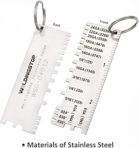 Wire/Metal Sheet Thickness Gauge 229895 Welding Gage Plated Size Inspection Tool [NOT Cheap Stamping Version] - Image 2