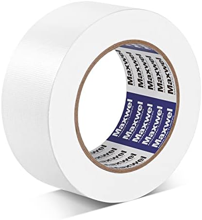 Duct Tape White Heavy Duty Waterproof Duct Tape for Home Repair by MaxwelManufacturing