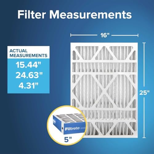 Filtrete 16x25x5 Air Filter, Fits Lennox, MERV 13, MPR 1900, 2 HVAC Filters - Image 2
