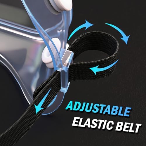 5 Pack Safety Goggles, Protective Safety Glasses, Soft Crystal Clear Eye Protection - Perfect for Construction, Shooting, Industrial, and More - Image 2