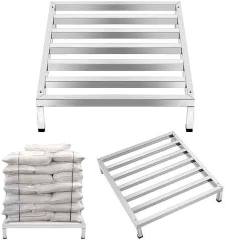 MorningRo 2 Pack Dunnage Rack 19.7" Long x 19.7" Wide, 3.9" Height by MorningRo