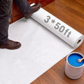 Amylove Temporary Floor Protection Roll for Construction, 50 Feet, White by Amylove