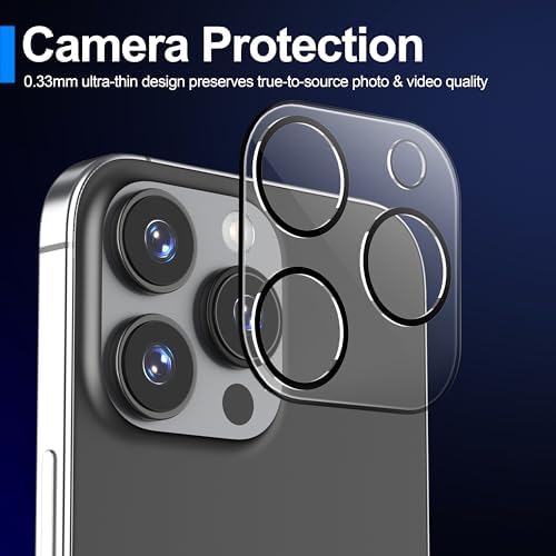 Ailun Screen Protector + Camera Lens Protector for iPhone 16 Pro, 3+3 Pack - Image 5