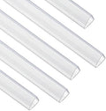 PATIKIL 30Pcs Binding Bars, 13x15mm Binding Bars Slide Grip 120 Sheets Capacity A4 Size Report Binder Presentation Binder for Study Office Report Cover Resume, Transparent White by PATIKIL
