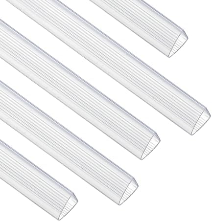 PATIKIL 30Pcs Binding Bars, 13x15mm Binding Bars Slide Grip 120 Sheets Capacity A4 Size Report Binder Presentation Binder for Study Office Report Cover Resume, Transparent White by PATIKIL
