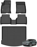 GINOWY-Floor Mats & Cargo Liner for Lincoln Corsair 2020-2025 2026 (Not for Plug-in Hybrid), TPE All Weather Corsair Car Floor Mats, Non-Slip Trunk Mat Corsair Floor Liners Accessories Black by GINOWY