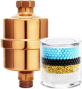 Metal Shower Filter, Stainless Steel 304, Clean Soft Water, Remove 99% Chlorine, Improve Your Skin Nail Hair, Easy to Install (Rose Gold) by Keycozy