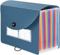 Sooez 24 Pockets Expanding File Folder, Accordion File Organizer, Letter/A4 by Sooez