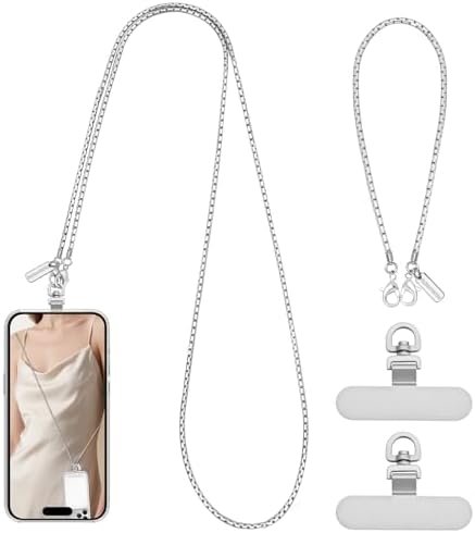 Dadanism Universal Phone Lanyard Set, Silver by Dadanism