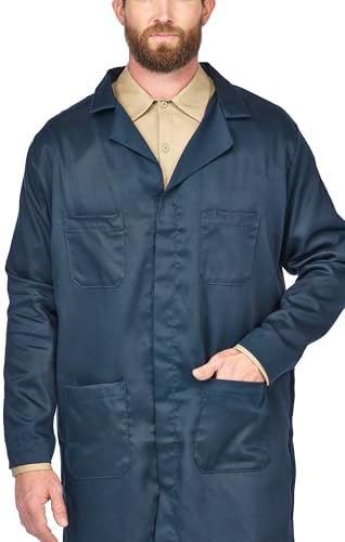 Bulwark FR Unisex Adult Flame Resistant Concealed Snap-front Lab Coat - Image 5