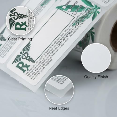 1000 Count 1" x 3" Pre Printed Adhesive Roll Labels for Packaging Use - Image 4