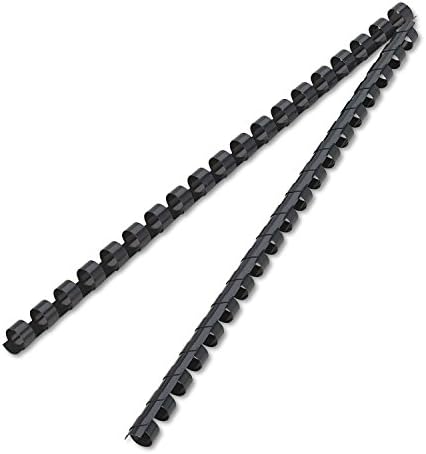 Fellowes Plastic Combs - Round Back, 3/8 Inch, 100 pack, Navy (52505) - Image 4