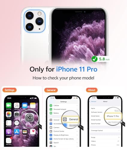 FNTCASE for iPhone 11 Pro Case, Fit for Magsafe, Translucent Matte Back - Image 2