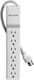 Belkin 6-Outlet Commercial Power Strip Surge Protector, 6ft Cord, 720 Joules by Belkin
