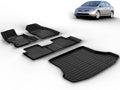 Floor Mats & Cargo Liner for 2006 2007 2008 2009 2010 2011 Honda Civic 8th Gen Civic Si Sedan (Not Fit Coupe) Car Mats Trunk Mat Honda Civic Floor Mats Accessories Black by VOUKIY