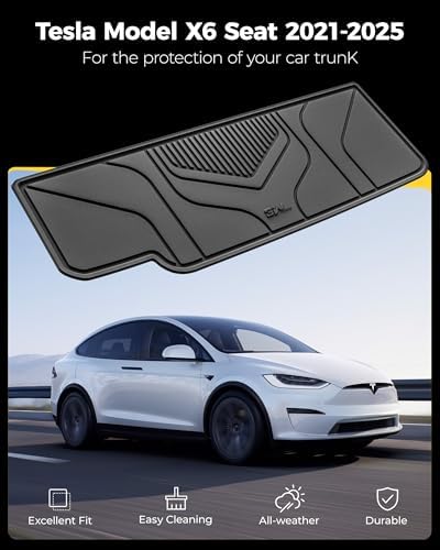3W Cargo Liner Fit for Tesla Model X 6 Seats 2022-2025(Not for 2026) - Image 3