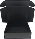 Black Cardboard Shipping Box 14.2x10x4.7" 10 Pack by NO.1987+commerce