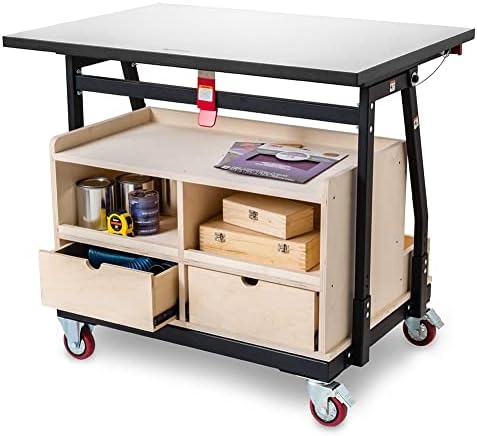 Rockler Material Mate Panel Cart & Mobile Shop Stand with 4" Casters - Image 5