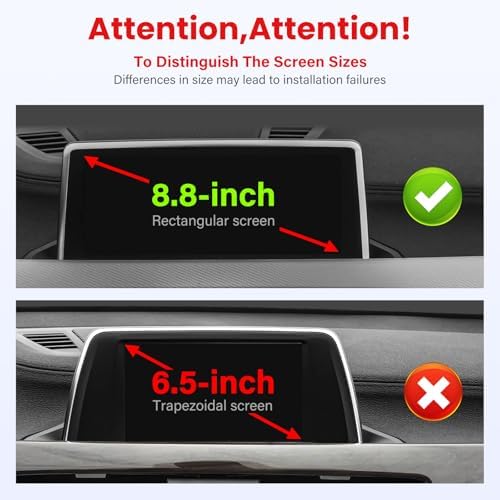 Car Phone Holder Compatible with BMW X1 2016-2022 / BMW X2 2018-2023 Accessories 8.8 inch Touchscreen Fixed Clip,360°Rotation Magnetic Phones Mount for Phones (not fit 6.5 inch) - Image 3